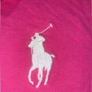 Polo by Ralph Lauren Bright Pink Skinny Fit Shirt